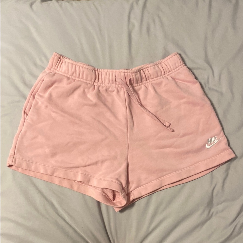 Nike Women's Pink Sweat Shorts